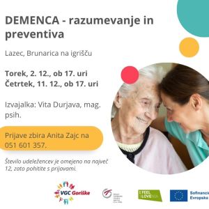 Demenca - razumevanje in preventiva