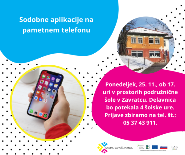 Sodobne aplikacije na pametnem telefonu