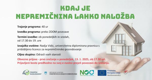 Kdaj je nepremičnina lahko naložba