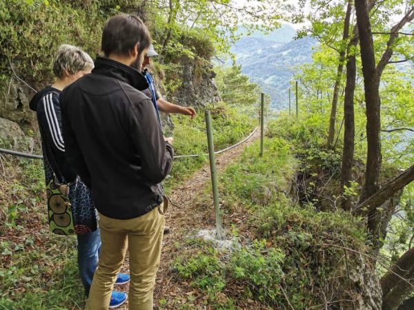 Urejanje trase mulatjere – iz Reke do sv. Ivana v Šebreljah.