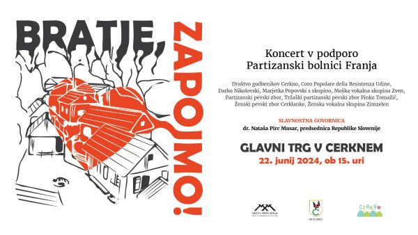 Vabilo na koncert v podporo Partizanski bolnici Franja