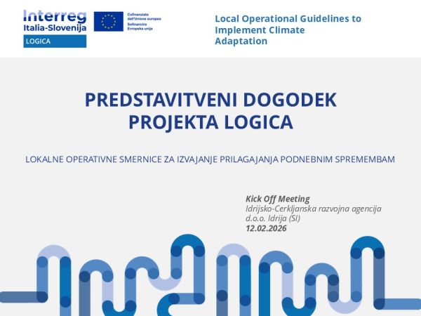 Predstavitveni dogodek projekta LOGICA v Idriji