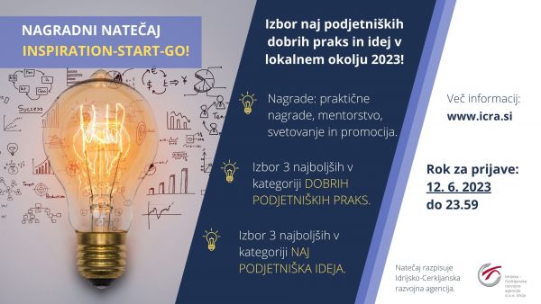 NATEČAJ INSPIRATION – START – GO! 2023