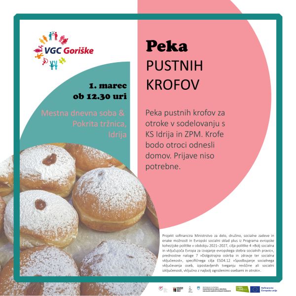 Peka pustnih krofov